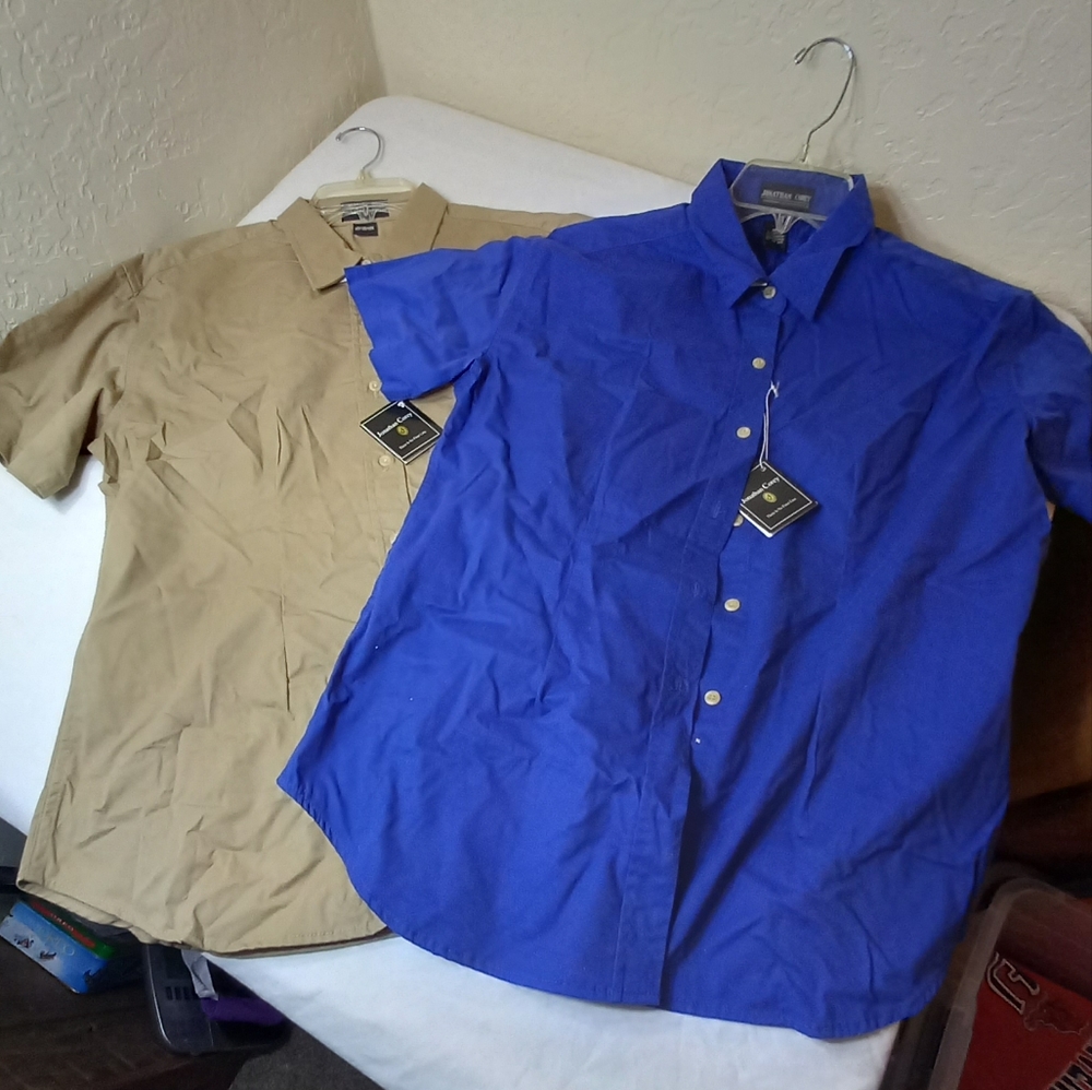Jonathan Corey Set of 2 Womens XL Dress Shirt